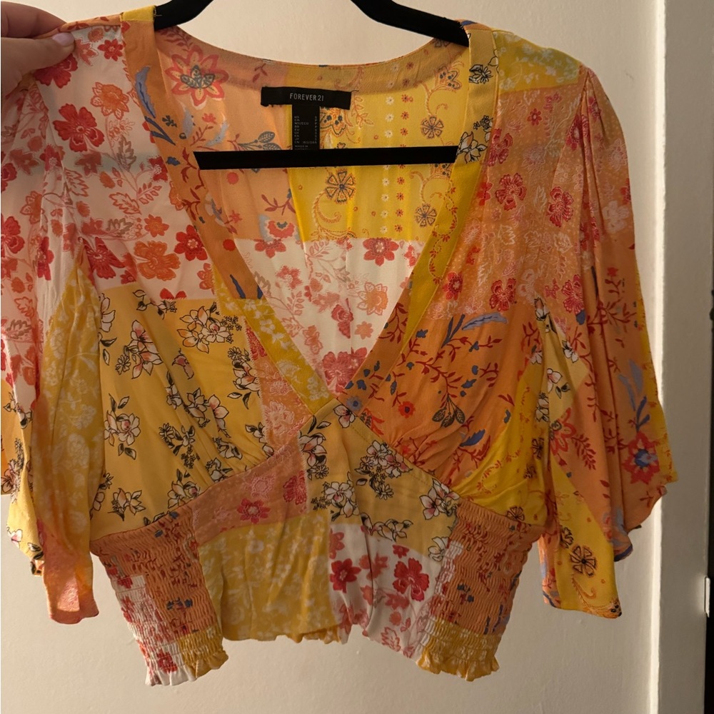 Floral Crop Top